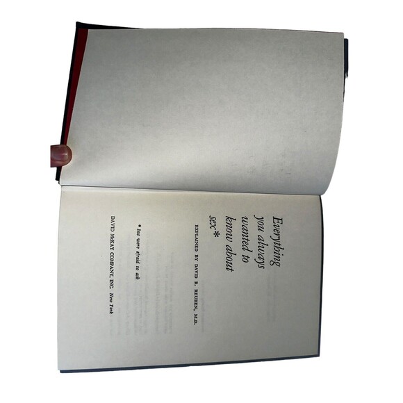 Everything You Always Wanted to Know About Sex Vintage Coffee Table Decor Book - Picture 7 of 10